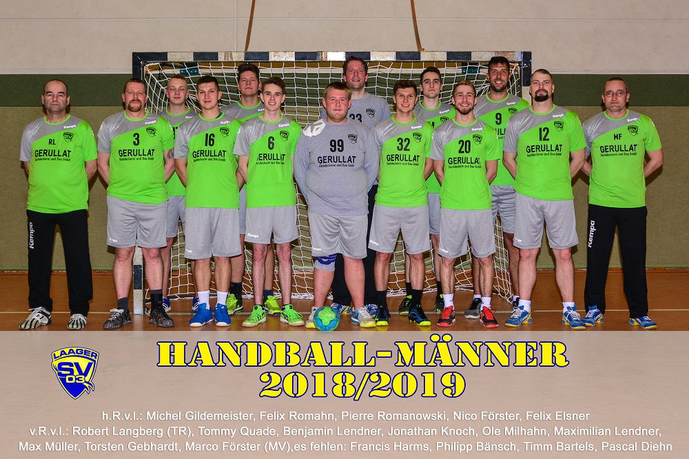 Laager SV 03 Handball Männer 2018/2019